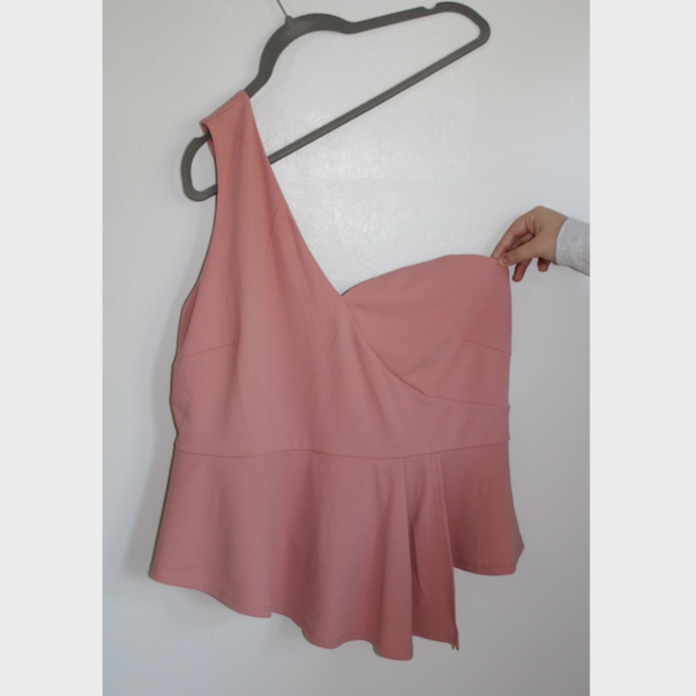 One off the shoulder blouse
